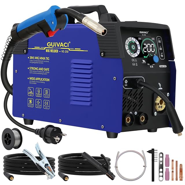 Soldadora inverter MIG/MAG GUIVACI de 200 A, fotografía de producto