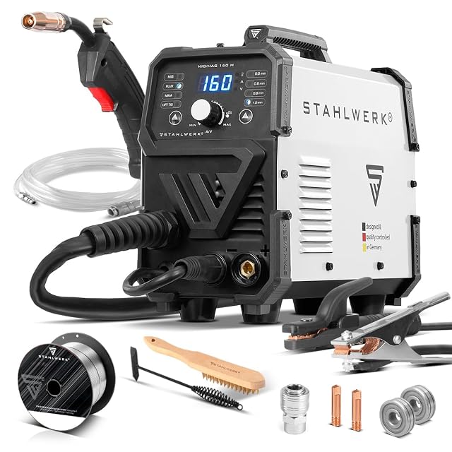 Soldadora inverter compacta STAHLWERK MIG/MAG 160 M, fotografía de producto