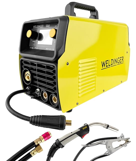 Soldadora MIG WELDINGER MEW 202 SYN puls digital, fotografía de producto